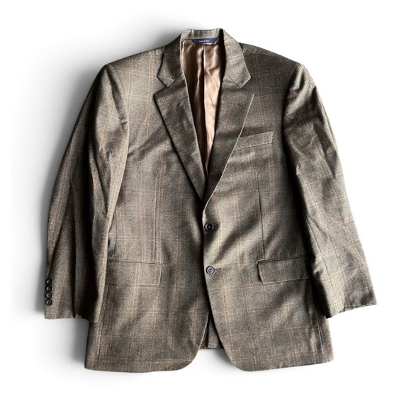 Brooks Brothers Other - Brooks Brothers Sport Coat Mens 40S Brown 1818 Fitzgerald EThomas Wool Cashmere